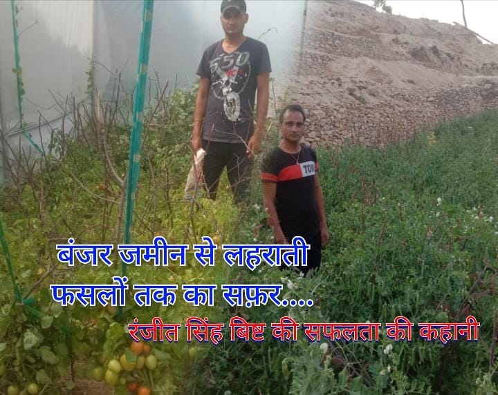 अल्मोड़ा: कोविड काल में छूट गई नौकरी, फिर रंजीत ने बागवानी को बनाया अपना रोजगार