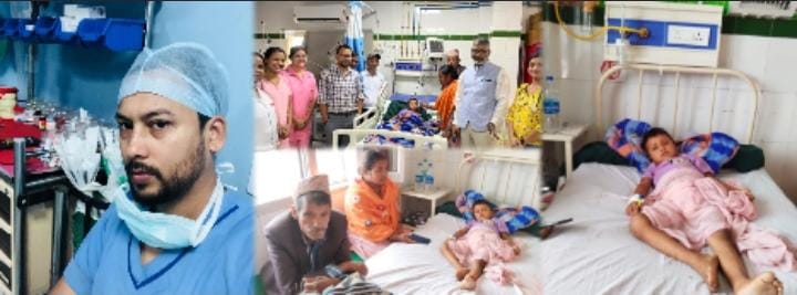 अल्मोड़ा: मासूम नेपाली बच्चे का जटिल ऑपरेशन कर डा. सुकोटी ने दिया नया जीवन