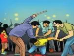 Fight love triangle, street fight