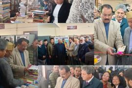 अल्मोड़ा: विश्वविद्यालय के पुस्तकालय में पुस्तक मेले का आगाज
