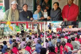 पिथौरागढ़ परिसर के नमामि गंगे प्रकोष्ठ ने आदर्श विद्यालय टकाना में आयोजित किया स्वच्छता पखवाड़ा कार्यक्रम