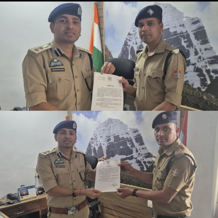 महिला को झील में डूबने से बचाने वाले पुलिस कर्मी एवं नाविकों को एसएसपी नैनीताल ने प्रशस्ति पत्र देकर किया सम्मानित