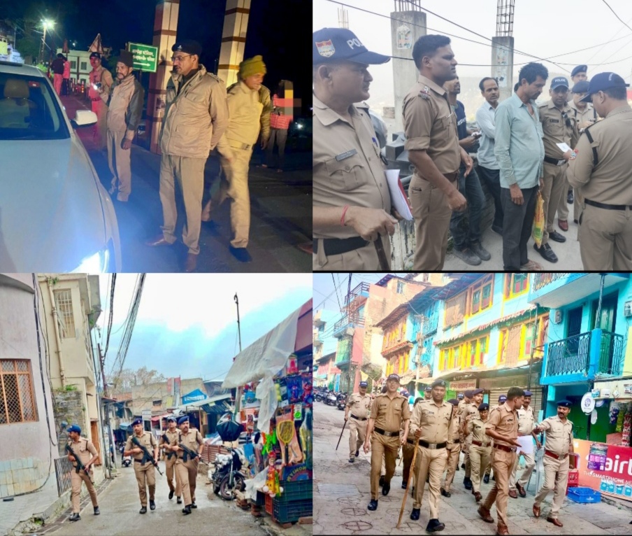 जिलेभर में पुलिस अलर्ट, प्रवेश मार्गों पर हो रही सघन चेकिंग