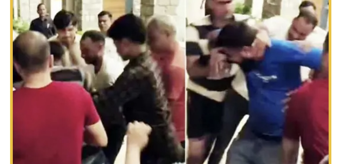 नाबालिग लड़कियों को जबरन नंबर बाँट रहे युवक की ग्रामीणों ने की जमकर पिटाई 