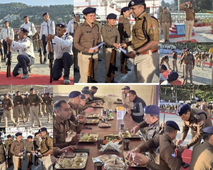 SSP NAINITAL ने शुक्रवार की परेड का आयोजन कर जवानों की फिटनेस, क्षमता तथा दक्षता का किया आंकलन