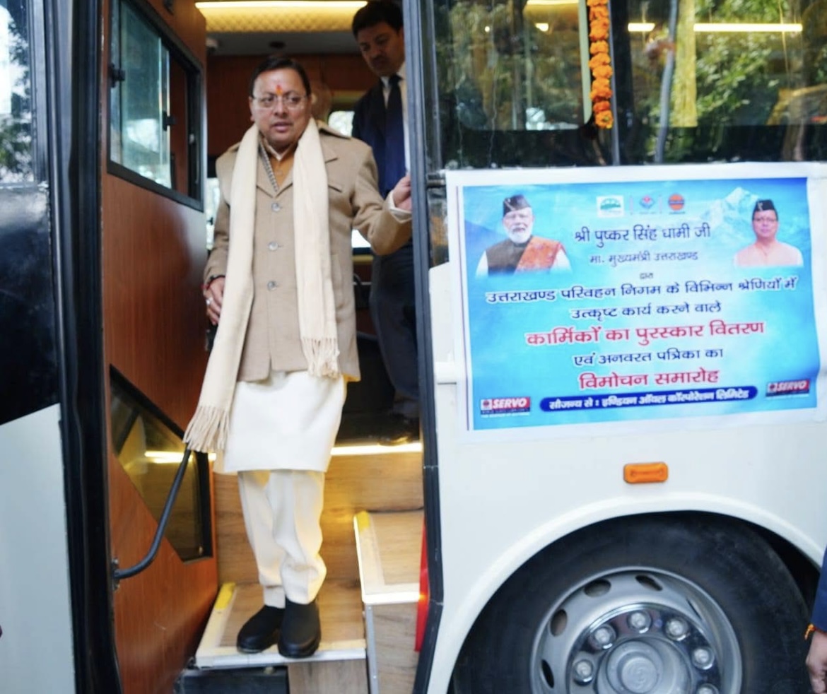 उत्तराखण्ड परिवहन निगम के बेड़े में 100 नई बसें शामिल 