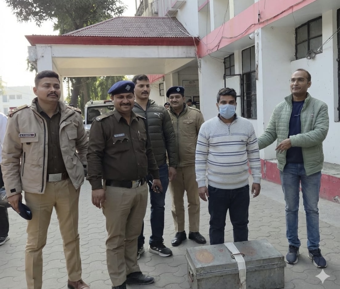 किराएदार बनकर आया, भरोसा तोड़ा, 8 घंटे में बक्सा चोर गिरफ्तार, जेवरात, कागजात बरामद