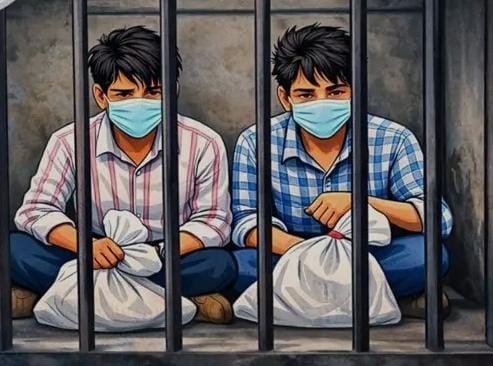 मंदिर में चोरी, 20 घंटियां, तांबे का कलश व नगदी सहित दो अभियुक्त गिरफ्तार