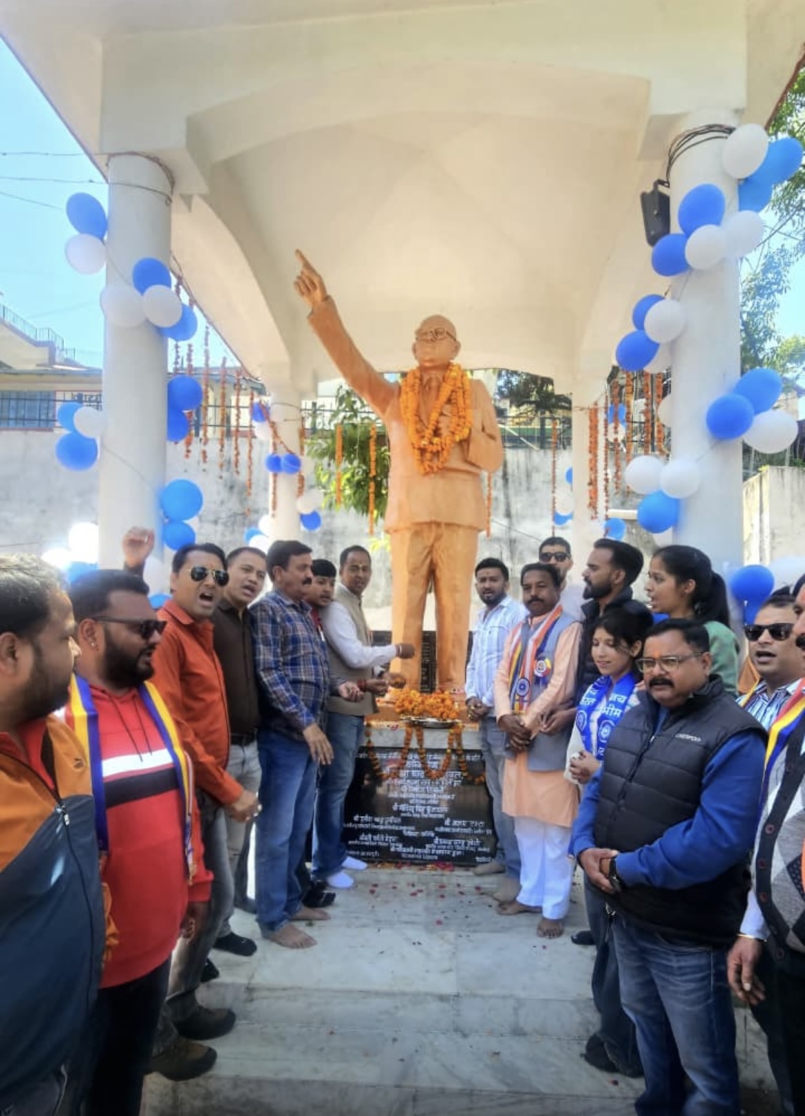 भारत रत्न, संविधान निर्माता बी आर अंबेडकर की 135वींजयंती पर भाजपा ने लिया उनके आदर्शों को आत्मसात करने का संकल्प 