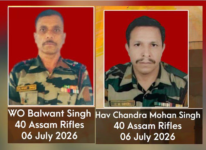 उत्तराखंड के दो जांबाज मणिपुर में हुए उग्रवादी हमले में शहीद